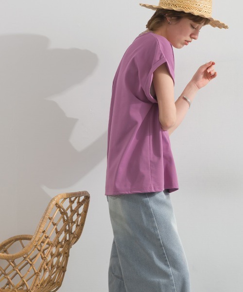 le colis(ルコリ)の「ロゴ プリント 半袖 プルオーバー(Tシャツ/カットソー・レディース・ピンク/チャコールグレー/ホワイト系その他/オフホワイト・FREE)」の21枚目の写真