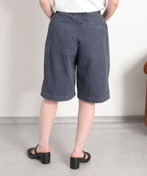 cepo(セポ)の「硫化染めデニムバミューダパンツ(デニムパンツ・レディース・ネイビー/グレー・S/M)」の15枚目の写真