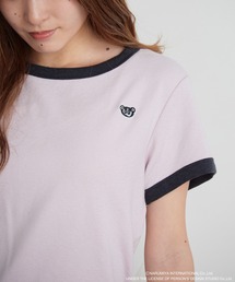 somnium（ソムニウム）の「【ANGEL BLUE】別注 エンジェルブルー ワンポイント リンガーTシャツ（Tシャツ/カットソー）」