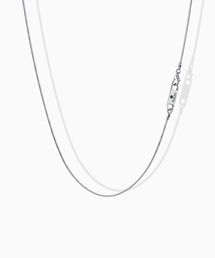 VALIK（バリク）の「[925シルバー] No.79 グリーンタック スネークチェーンネックレス（ネックレス）」