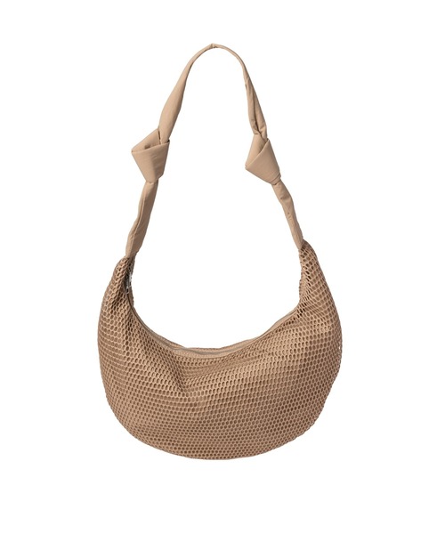 OFROOM(オフルーム)の「Mesh Moon Bag|メッシュムーンバッグ(ショルダーバッグ・レディース・ブラック/ベージュ・ONESIZE)」の13枚目の写真