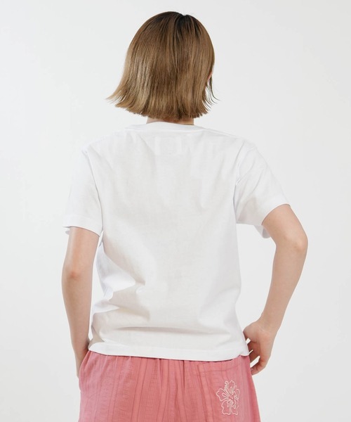 Hula Lani（フララニ）の「HULALANI/フララニ レディース 半袖 Tシャツ ハイビスカス ラインストーン 263HU2ST930（Tシャツ/カットソー・レディース・ホワイト・FREE）」の4枚目の写真