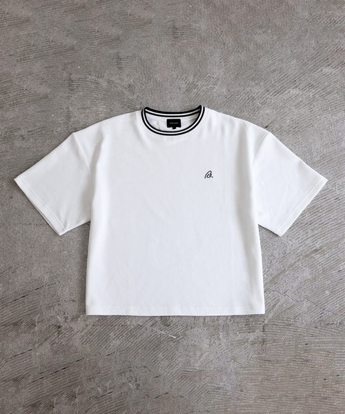 ROCHEM(ローシェン)の「鹿の子ポンチクルーネックTシャツ【接触冷感】(Tシャツ/カットソー・メンズ・チャコールグレー/ホワイト/ワインレッド/ブラック・L/XS/S/M)」の5枚目の写真