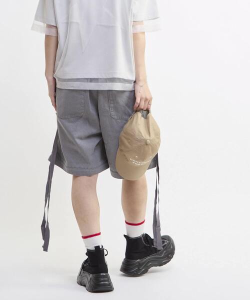 CONVERSE TOKYO(コンバーストウキョウ)の「2WAY DETACHABLE DENIM WIDE CARGO PANTS(デニムパンツ・レディース・杢グレー/インディゴブルー/ブラック・SMALL/MEDIUM)」の14枚目の写真