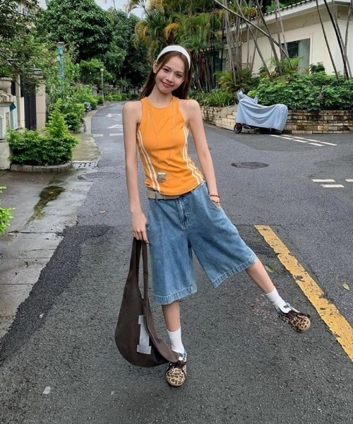 Ritzy(リッツィー)の「サイドラインアメリカンスリーブタンクトップ(タンクトップ・レディース・オレンジ・L/M)」の17枚目の写真