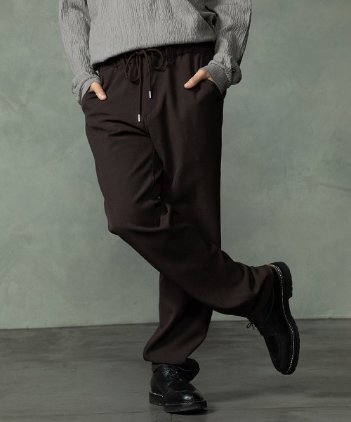 EGO TRIPPING(エゴトリッピング)の「mp15252-EASY TROUSERS イージーパンツ(626751)(その他パンツ・メンズ・ブラック/ダークブラウン/チャコールグレー・29/31/33)」の3枚目の写真