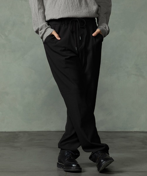 EGO TRIPPING(エゴトリッピング)の「mp15252-EASY TROUSERS イージーパンツ(626751)(その他パンツ・メンズ・ブラック/ダークブラウン/チャコールグレー・29/31/33)」の2枚目の写真