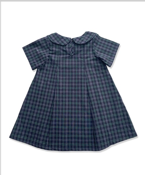 aimoha(アイモハ)の「【aimoha KIDS】チェック柄セーラーカラーワンピース (SS)(ワンピース・キッズ・ネイビー・130/120/110/90/100/140)」の12枚目の写真