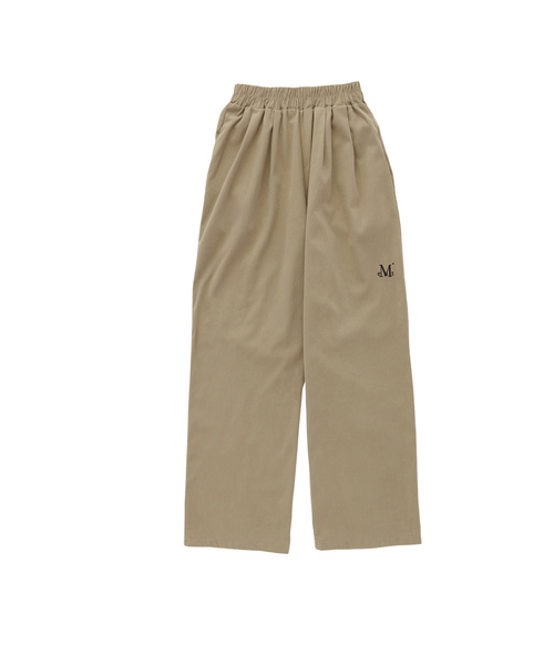 MUCENT(ムセント)の「ソフトシグネチャーコットンパンツ 男女共用 (4カラー)(その他パンツ・レディース・ネイビー/ブラック/アイボリー/ベージュ・1/FREE)」の1枚目の写真