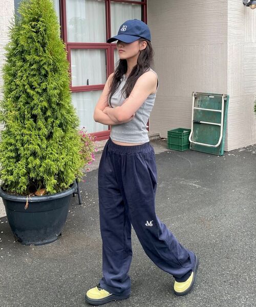 MUCENT(ムセント)の「ソフトシグネチャーコットンパンツ 男女共用 (4カラー)(その他パンツ・レディース・ネイビー/ブラック/アイボリー/ベージュ・1/FREE)」の15枚目の写真