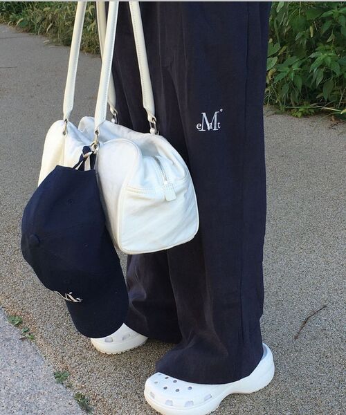 MUCENT(ムセント)の「ソフトシグネチャーコットンパンツ 男女共用 (4カラー)(その他パンツ・レディース・ネイビー/ブラック/アイボリー/ベージュ・1/FREE)」の11枚目の写真