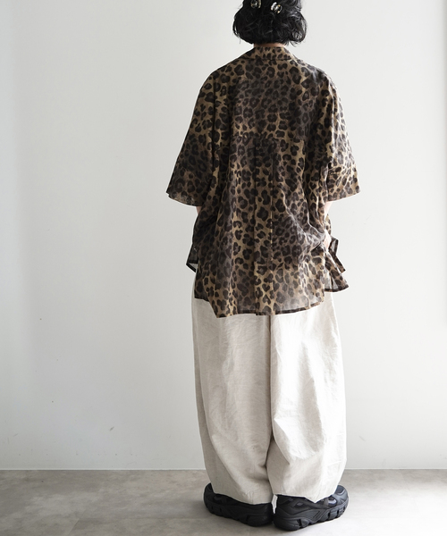 JOURNAL STANDARD LUXE（ジャーナルスタンダード　ラックス）の「CLウェザー タックワークパンツ（その他パンツ・レディース・ブラック/アイボリー・FREE）」の10枚目の写真
