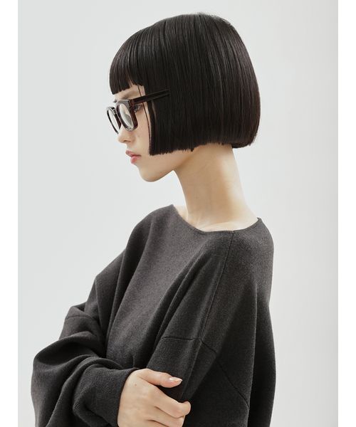 emmi(エミ)の「ワイドフレームメガネ(メガネ・レディース・ブラック/ブラウン・F)」の16枚目の写真