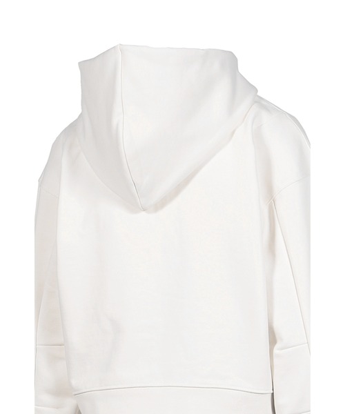 GLOWNY(グロウニ―)の「G STANDARD ZIP-UP HOODIE(パーカー・レディース・ホワイト/グレー・MEDIUM/SMALL)」の6枚目の写真