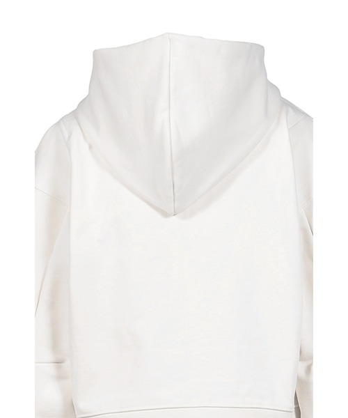 GLOWNY(グロウニ―)の「G STANDARD ZIP-UP HOODIE(パーカー・レディース・ホワイト/グレー・MEDIUM/SMALL)」の7枚目の写真
