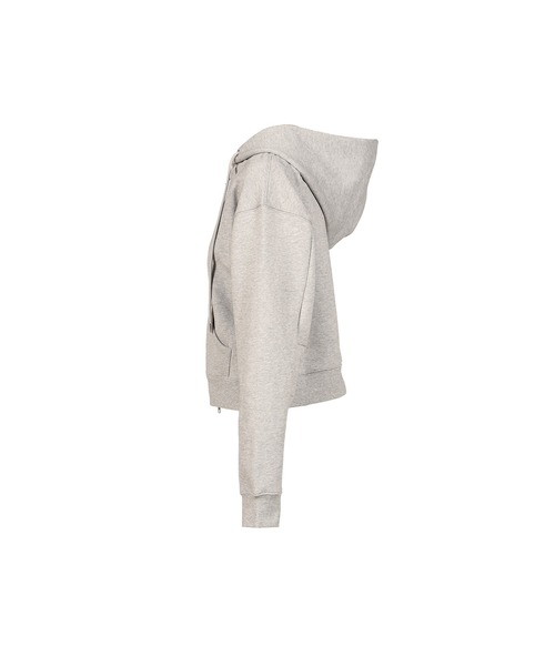 GLOWNY(グロウニ―)の「G STANDARD ZIP-UP HOODIE(パーカー・レディース・ホワイト/グレー・MEDIUM/SMALL)」の9枚目の写真