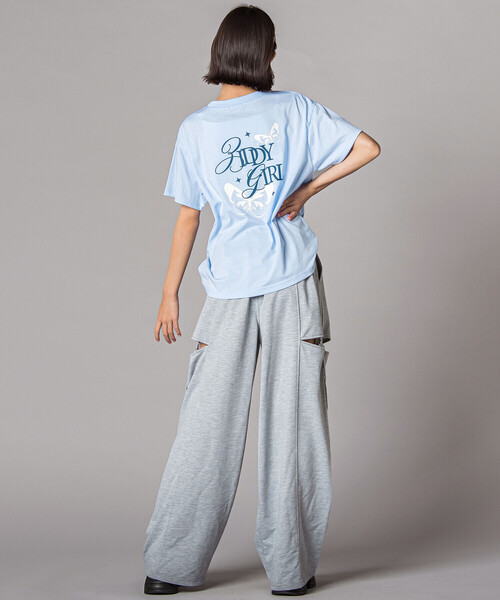 ZIDDY(ジディ)の「サイドカットアウトカーゴワイドパンツ(130~160cm)(その他パンツ・キッズ・ブラック/グレー・150cm/FREE/130cm/140cm)」の6枚目の写真