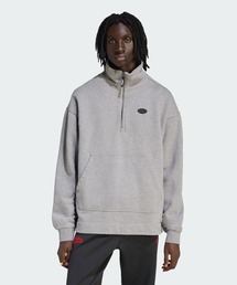 90s オルタナティブ スポーツ ハーフジップ グラフィック フリース スウェットシャツ / アディダスオリジナルス adidas Originals