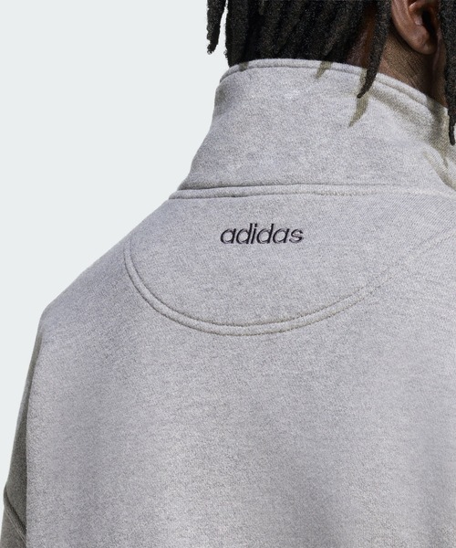 adidas(アディダス)の「90s オルタナティブ スポーツ ハーフジップ グラフィック フリース スウェットシャツ / アディダスオリジナルス adidas Originals(スウェット・メンズ・グレー・XX-LARGE/3XL/SMALL/MEDIUM/LARGE/X-LARGE/X-SMALL)」の5枚目の写真