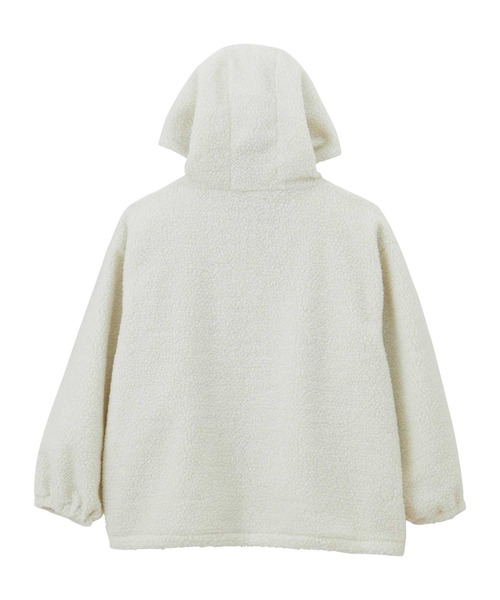 U.S. POLO ASSN.(ユーエスポロアッスン)の「GeeRA別注【U.S. POLO ASSN.】オーバーサイズボアブルゾン(ブルゾン・レディース・ブラック/アイボリー・X-LARGE/LARGE/MEDIUM)」の18枚目の写真