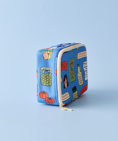 BIRTHDAY BAR(バースデイバー)の「【OOHLALA/1537】SOFTY BLOCK POUCH(ポーチ・レディース・ブルー・0)」の4枚目の写真