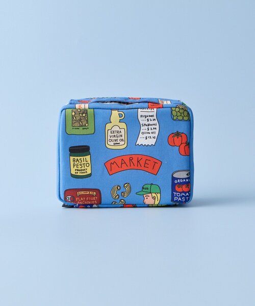 BIRTHDAY BAR(バースデイバー)の「【OOHLALA/1537】SOFTY BLOCK POUCH(ポーチ・レディース・ブルー・0)」の5枚目の写真