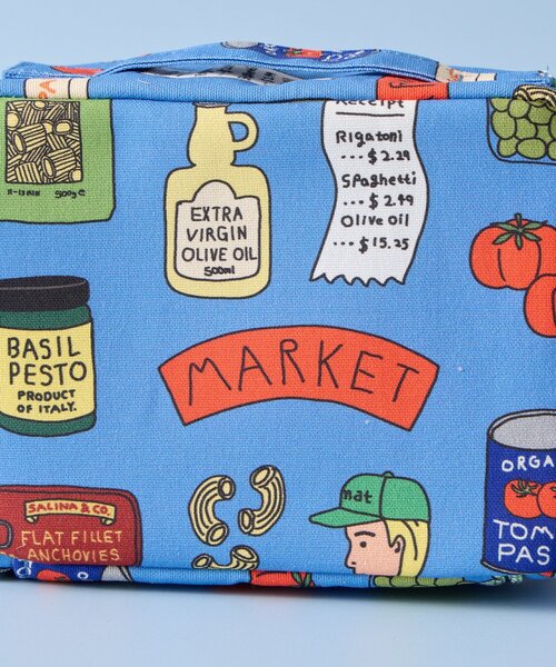 BIRTHDAY BAR(バースデイバー)の「【OOHLALA/1537】SOFTY BLOCK POUCH(ポーチ・レディース・ブルー・0)」の7枚目の写真
