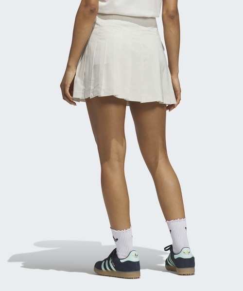 adidas(アディダス)の「オリジナルスゴルフ プルオン プリーツスカート【adidas Golf/アディダスゴルフ】(スカート・レディース・クリーム・X-LARGE/X-SMALL/MEDIUM/LARGE/XX-LARGE/SMALL)」の2枚目の写真