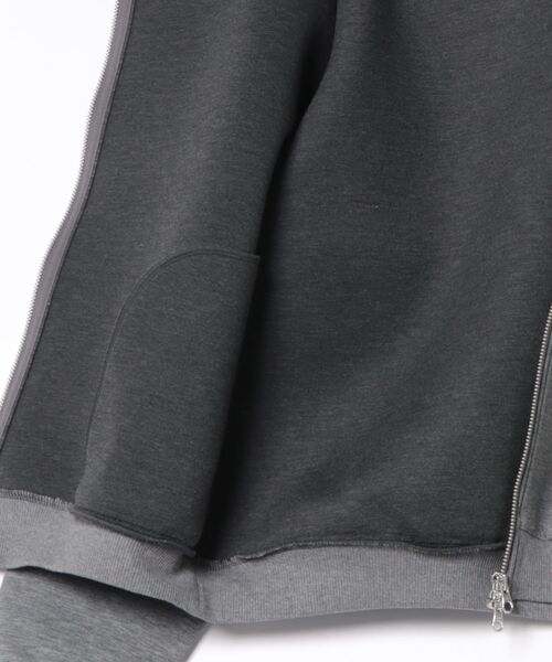 SUPERTHANKS(スーパーサンクス)の「【SUPERTHANKS】ST261CS01 Double knit Zip Hoodie(パーカー・メンズ・チャコールグレー・L/M/S)」の2枚目の写真
