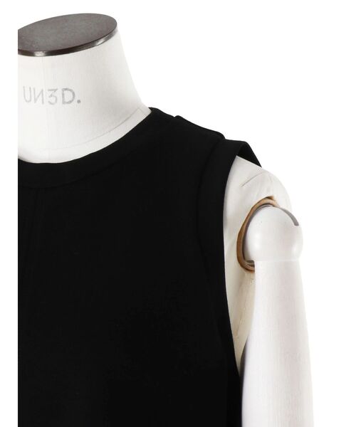 UN3D.(アンスリード)の「GLOSSY TUCK DRAPE TT / グロッシータックドレープタンクトップ(タンクトップ・レディース・その他1/ブラック・38/36)」の19枚目の写真