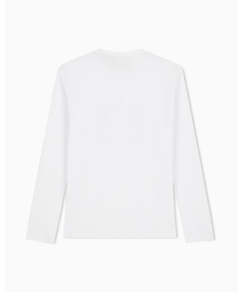ARMANI EXCHANGE(アルマーニエクスチェンジ)の「【A|X アルマーニ エクスチェンジ】AXロゴ スリムフィット 長袖クルーネックTシャツ/SLIM(Tシャツ/カットソー・メンズ・ホワイト/ブラック・MEDIUM/LARGE/XX-LARGE/X-SMALL/X-LARGE/SMALL)」の15枚目の写真