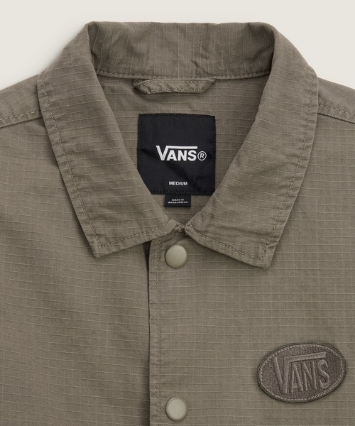 VANS(バンズ)の「TORREY リップストップ コーチジャケット / Torrey Coaches Ripstop Jacket VN000U399JC1(ブルゾン・メンズ・モカ・LARGE/MEDIUM/SMALL/X-LARGE)」の7枚目の写真