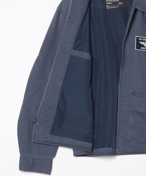 AVIREX（アヴィレックス）の「《NAVAL COLLECTION》M-421A SUMMER FLIGHT JACKET / サマー フライトジャケット / AVIREX / アヴィレックス（ミリタリージャケット・メンズ・ネイビー/オリーブ/カーキ・LARGE/XX-LARGE/MEDIUM/X-LARGE）」の9枚目の写真