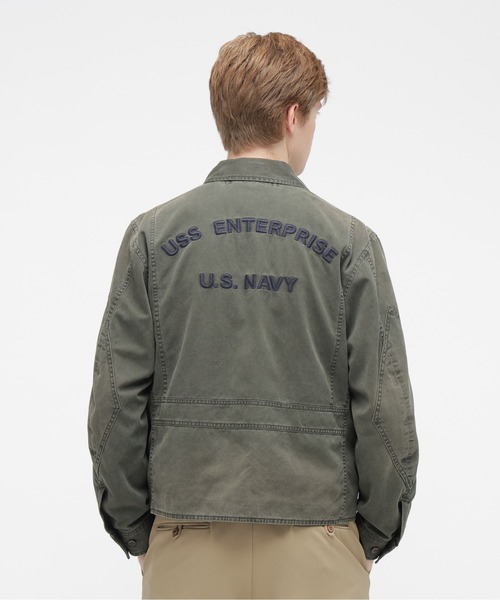 AVIREX（アヴィレックス）の「《NAVAL COLLECTION》M-421A SUMMER FLIGHT JACKET / サマー フライトジャケット / AVIREX / アヴィレックス（ミリタリージャケット・メンズ・ネイビー/オリーブ/カーキ・LARGE/XX-LARGE/MEDIUM/X-LARGE）」の16枚目の写真