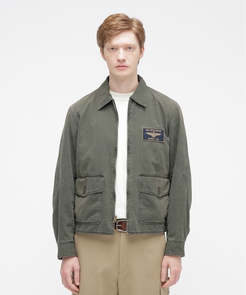 AVIREX（アヴィレックス）の「《NAVAL COLLECTION》M-421A SUMMER FLIGHT JACKET / サマー フライトジャケット / AVIREX / アヴィレックス（ミリタリージャケット・メンズ・ネイビー/オリーブ/カーキ・LARGE/XX-LARGE/MEDIUM/X-LARGE）」の17枚目の写真
