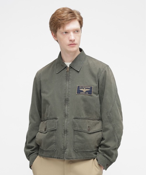AVIREX（アヴィレックス）の「《NAVAL COLLECTION》M-421A SUMMER FLIGHT JACKET / サマー フライトジャケット / AVIREX / アヴィレックス（ミリタリージャケット・メンズ・ネイビー/オリーブ/カーキ・LARGE/XX-LARGE/MEDIUM/X-LARGE）」の18枚目の写真
