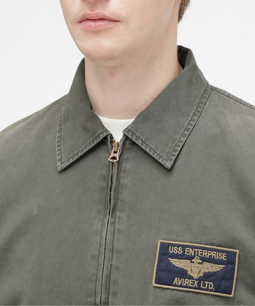 AVIREX（アヴィレックス）の「《NAVAL COLLECTION》M-421A SUMMER FLIGHT JACKET / サマー フライトジャケット / AVIREX / アヴィレックス（ミリタリージャケット・メンズ・ネイビー/オリーブ/カーキ・LARGE/XX-LARGE/MEDIUM/X-LARGE）」の11枚目の写真