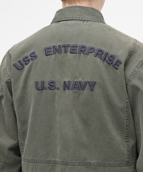 AVIREX（アヴィレックス）の「《NAVAL COLLECTION》M-421A SUMMER FLIGHT JACKET / サマー フライトジャケット / AVIREX / アヴィレックス（ミリタリージャケット・メンズ・ネイビー/オリーブ/カーキ・LARGE/XX-LARGE/MEDIUM/X-LARGE）」の15枚目の写真