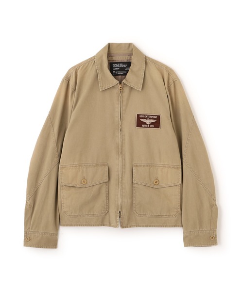 AVIREX（アヴィレックス）の「《NAVAL COLLECTION》M-421A SUMMER FLIGHT JACKET / サマー フライトジャケット / AVIREX / アヴィレックス（ミリタリージャケット・メンズ・ネイビー/オリーブ/カーキ・LARGE/XX-LARGE/MEDIUM/X-LARGE）」の6枚目の写真