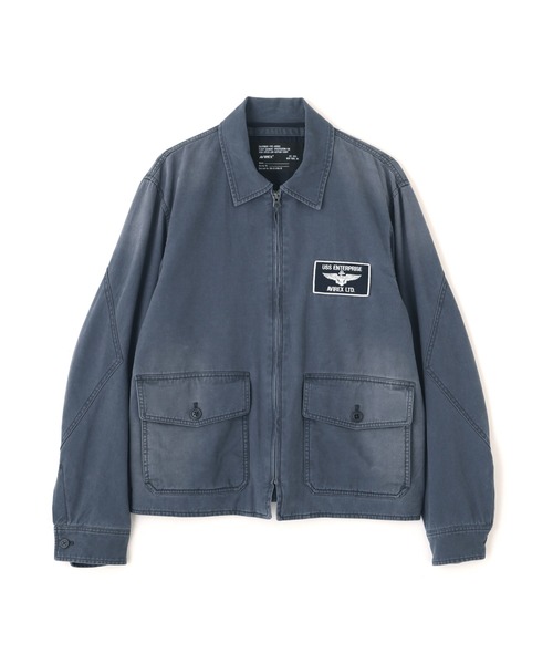 AVIREX（アヴィレックス）の「《NAVAL COLLECTION》M-421A SUMMER FLIGHT JACKET / サマー フライトジャケット / AVIREX / アヴィレックス（ミリタリージャケット・メンズ・ネイビー/オリーブ/カーキ・LARGE/XX-LARGE/MEDIUM/X-LARGE）」の7枚目の写真