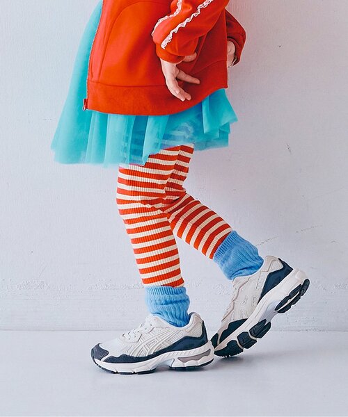 p.premier（ピードットプルミエ）の「イロチ買いしたいボーダーストレッチリブレギンス（その他パンツ・キッズ・レッド/ブラウン/ブラック/グリーン/その他11/レインボー/ブルー・90/120/130/110/100/80/140）」の5枚目の写真