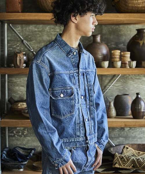 orSlow(オアスロウ)の「orSlow/オアスロウ TYPE2 1950'S DENIM JACKET USED WASH(デニムジャケット・メンズ・ブルー・2)」の5枚目の写真