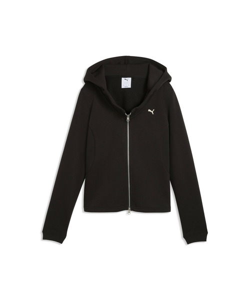 PUMA(プーマ)の「PUMA プーマ ウィメンズ セレクト エッセンシャル フルジップ フーディ(パーカー・レディース・ブラック/ライトグレー・MEDIUM/LARGE/SMALL)」の9枚目の写真