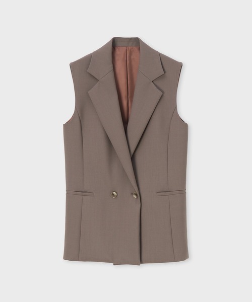 Paul Smith(ポールスミス)の「ウィメンズ ホップサック ジレ / 265201 473J(テーラードジャケット・レディース・グレイッシュベージュ・40)」の1枚目の写真