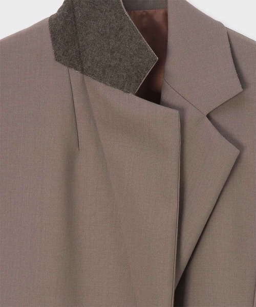 Paul Smith(ポールスミス)の「ウィメンズ ホップサック ジレ / 265201 473J(テーラードジャケット・レディース・グレイッシュベージュ・40)」の2枚目の写真