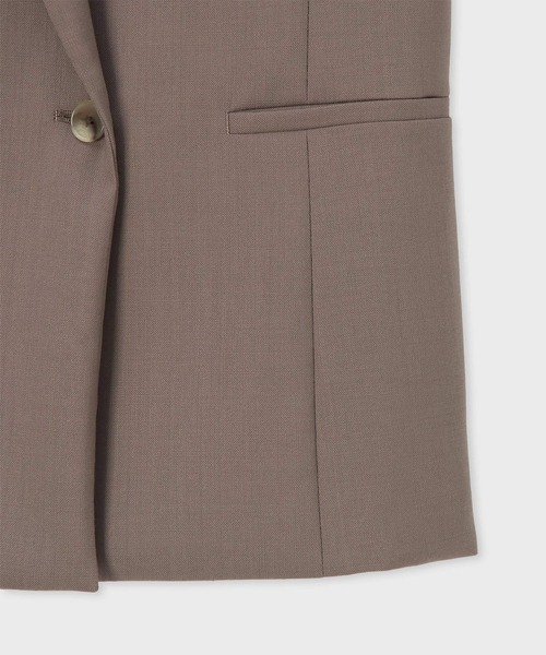 Paul Smith(ポールスミス)の「ウィメンズ ホップサック ジレ / 265201 473J(テーラードジャケット・レディース・グレイッシュベージュ・40)」の3枚目の写真