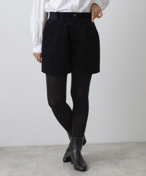 DRESSTERIOR（ドレステリア）の「【セットアップ可】ストレッチカルゼ ショートパンツ（その他パンツ・レディース・ネイビー・38/36）」の3枚目の写真