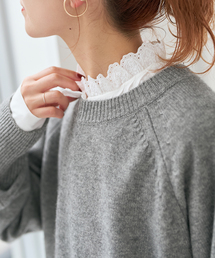 《WEB限定 / 追加》レースフリルブラウス