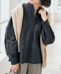 《WEB限定 / 追加》レースフリルブラウス
