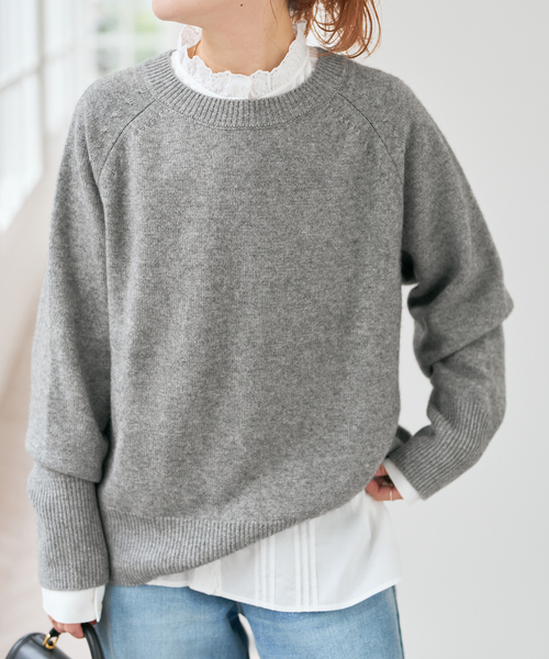 Spick & Span(スピックアンドスパン)の「《WEB限定 / 追加》レースフリルブラウス(シャツ/ブラウス・レディース・ブラック/ホワイト・FREE)」の9枚目の写真